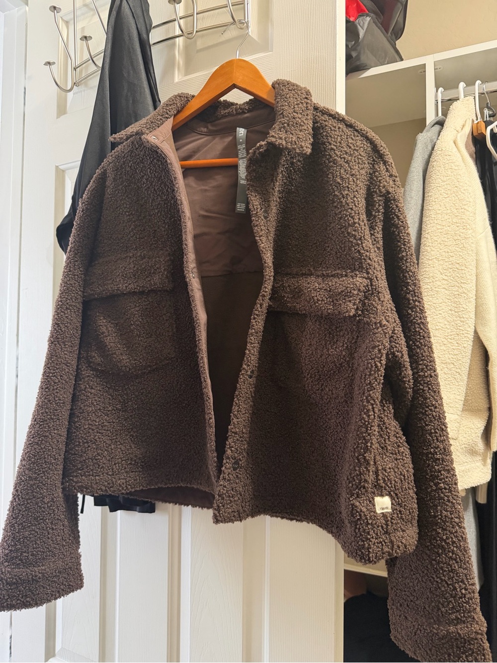 Vuori Cozy Sherpa Jacket - Brown